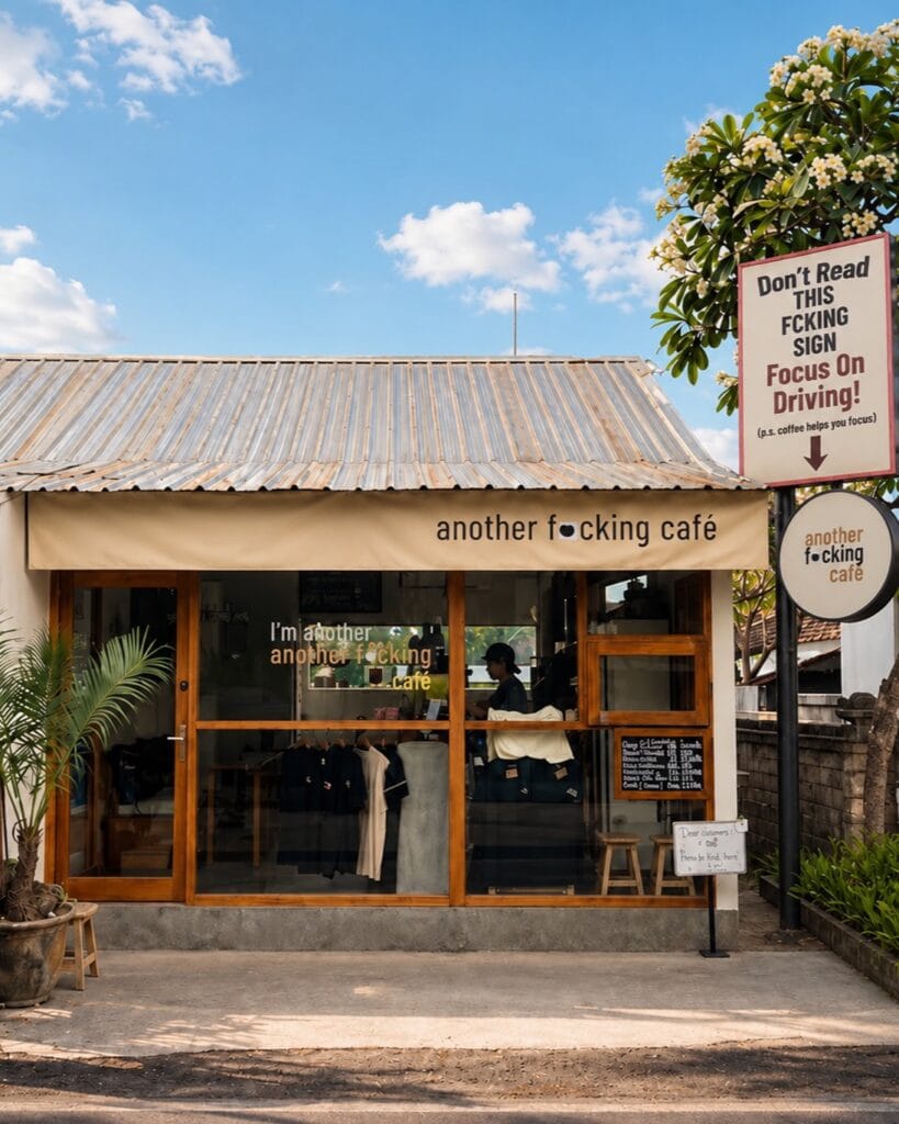 Another Fcking Cafe storefront